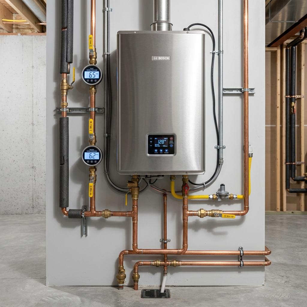 Tankless Water Heater & Mechanical Suite